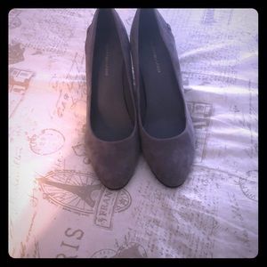 Gray Heels- Suede